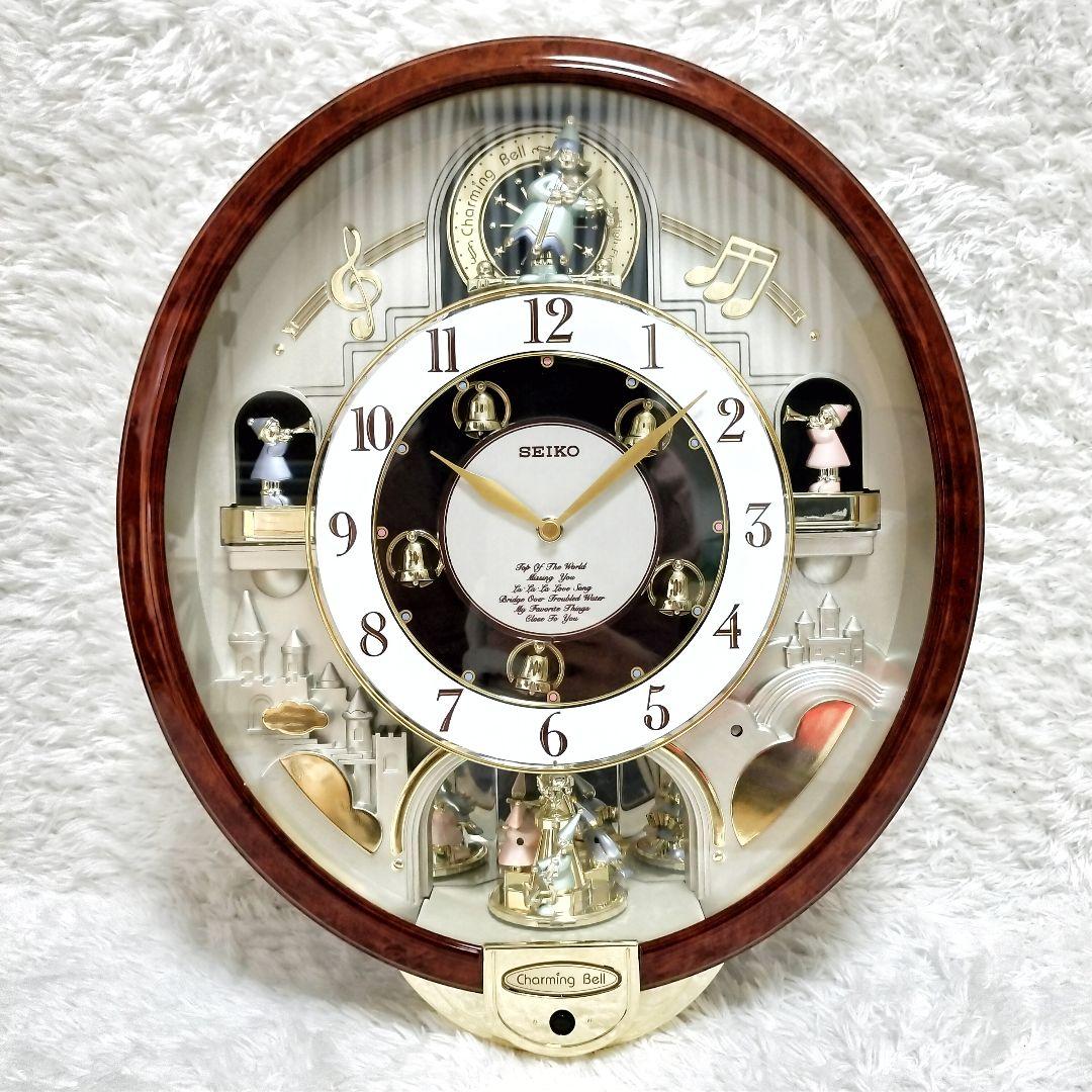 【美品✨】 セイコー チャーミングベル 掛け時計 からくり時計