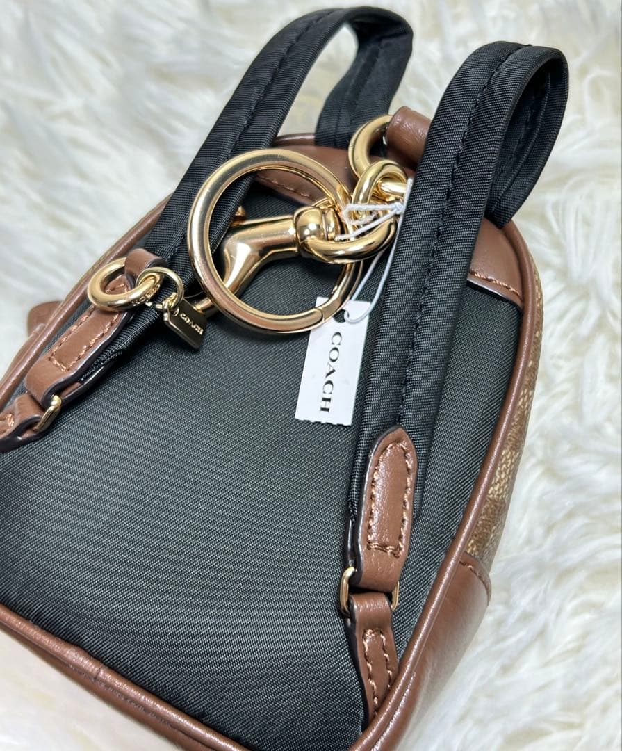 最終価格！希少COACH モノグラム ミニケース　キーリング　チャーム