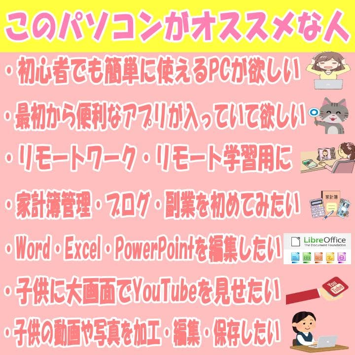 簡単PC❣️WIN11ノートパソコン❤️爆速SSD❤️メモリ８G✨Blu-ray