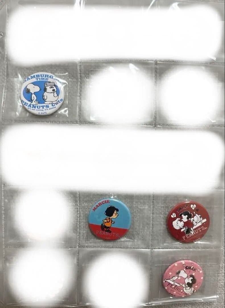 ピーナッツカフェ限定缶バッジ４個バラ売り可能