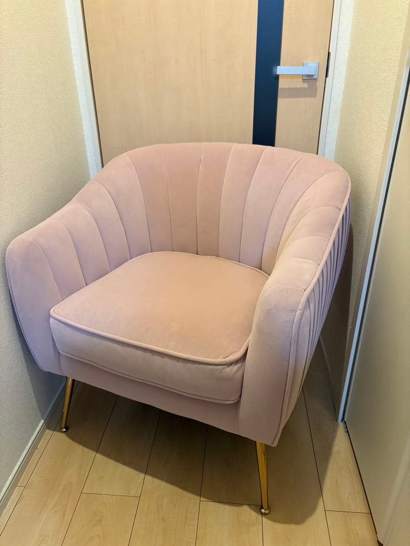 Altrobene ソファー 1人掛け ベルベット ソファ モダン 一人暮らし