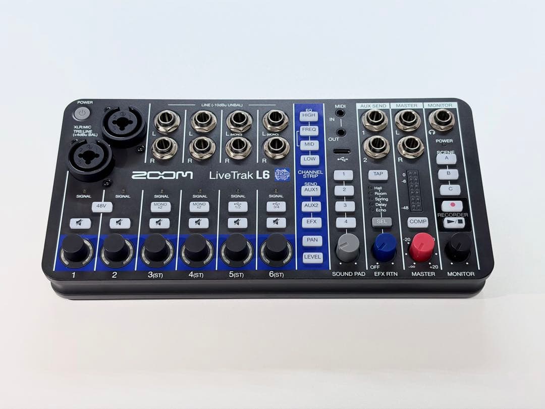 ZOOM LiveTrak L6 デジタルミキサー