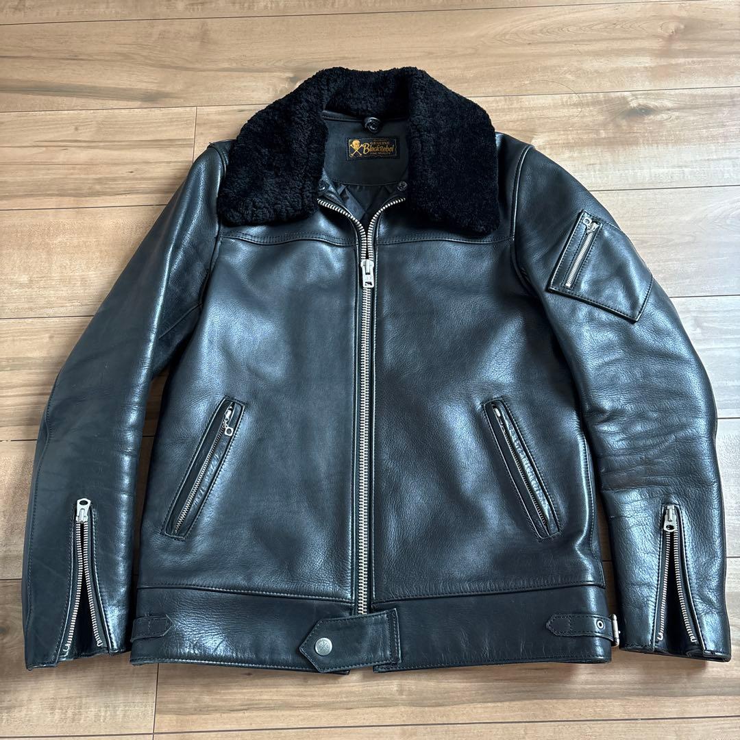ルードギャラリー ブラックレベル ライダースジャケット ブラックレーベル