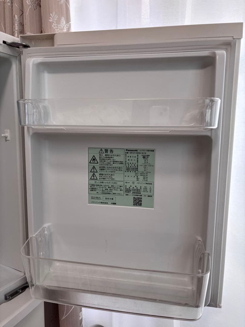 Panasonic 冷凍冷蔵庫＊ NR-B14BW ＊138Ｌ＊2019年製