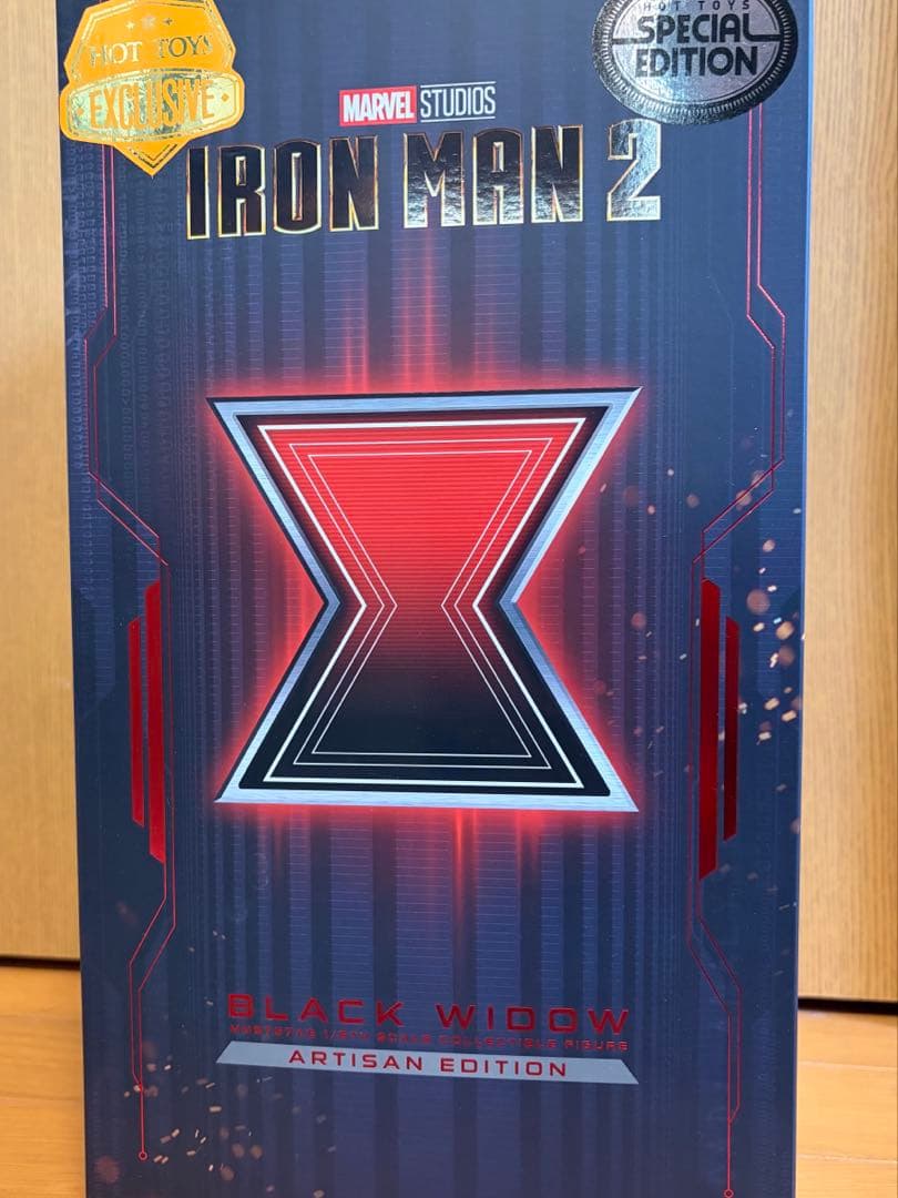 ホットトイズ アルチザン アイアンマン2 1/6 ブラック・ウィドウ 欠品あり
