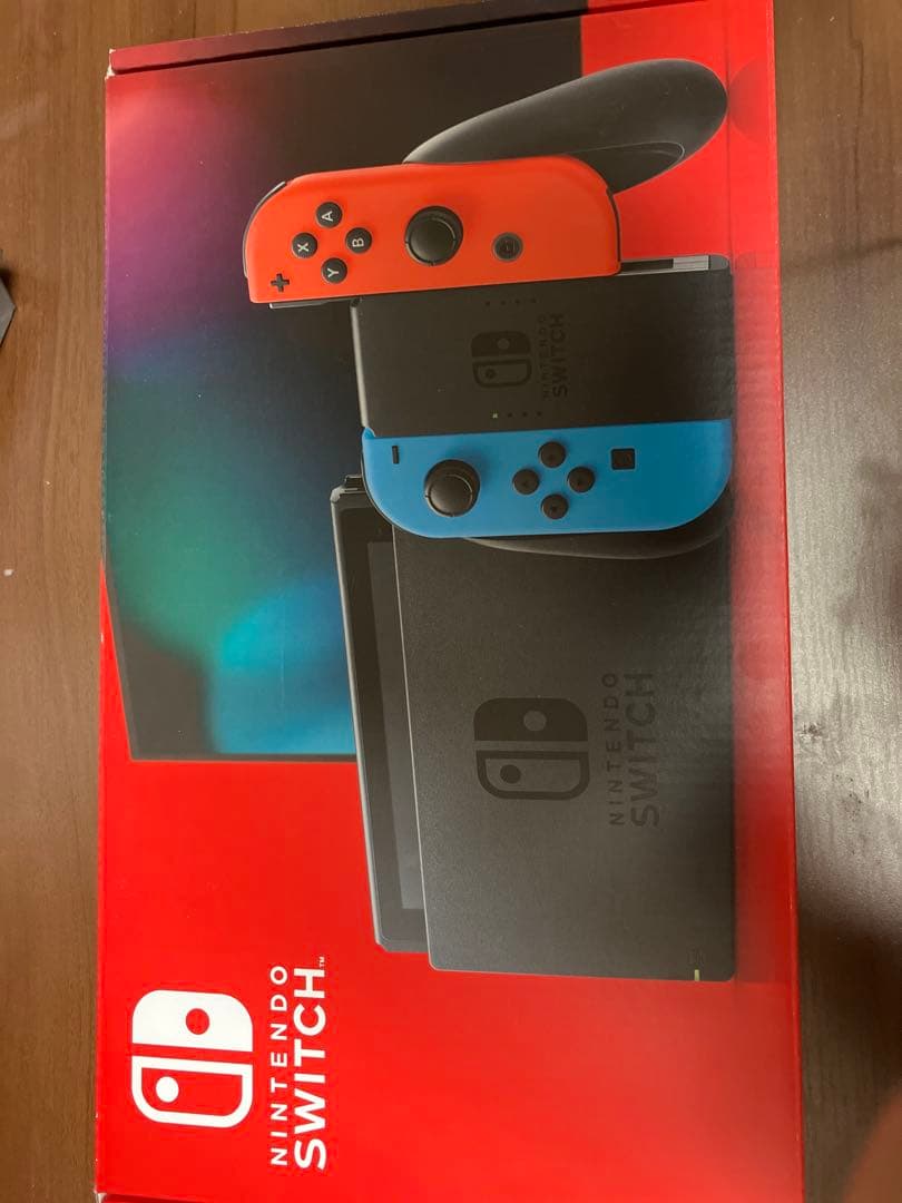 Nintendo Switch本体 ジョイコン付ドックなし 箱あり 動作確認済み