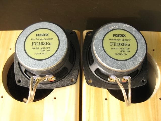 FOSTEX フルレンジスピーカー　自作　ペア