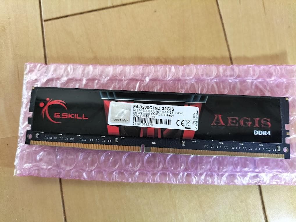 メモリー G.SKILL Aegis DDR4 16GB 3200MHz