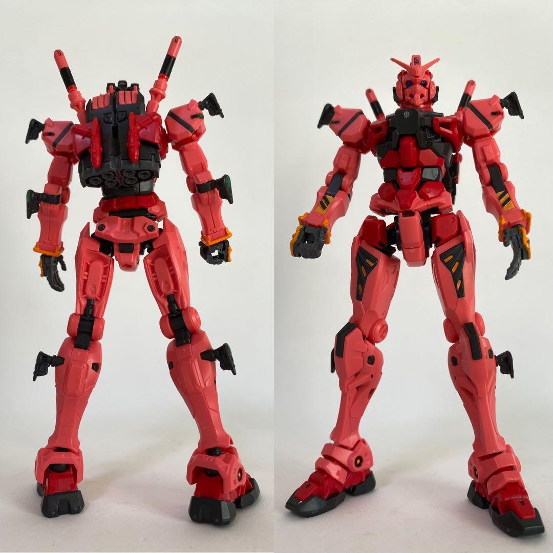赤いガンダム【ビット６基】ガンプラ！HG！ジオラマベース！ビット台座４個付き！