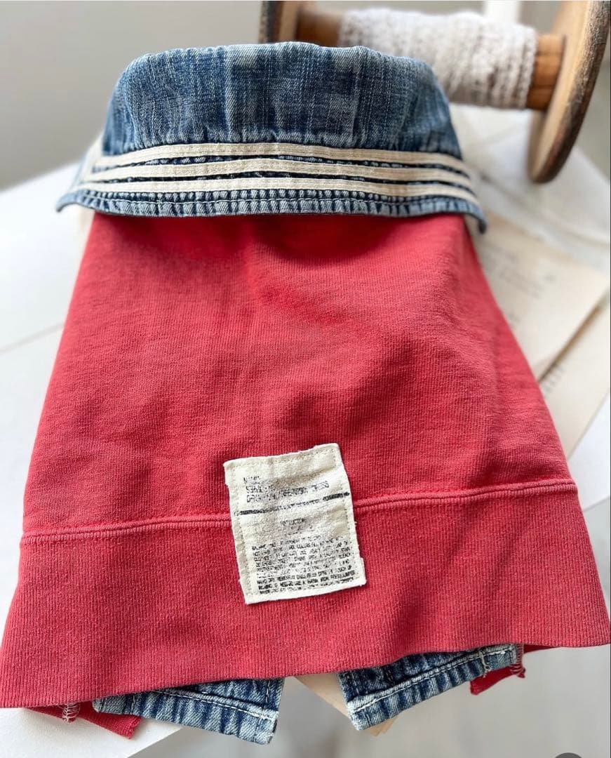 デニム＆ダンガリー デニムセーラ　リメイク　犬服