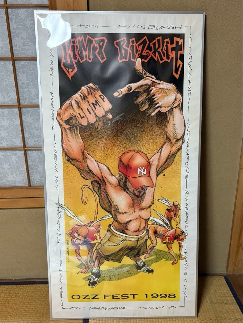 limp bizkit リンプビズキット　アート　ポスター