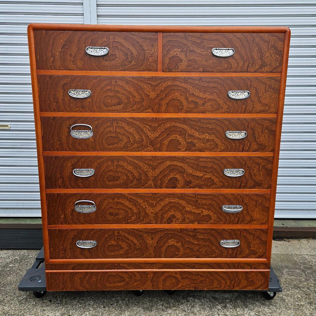 府中家具 欅 桐箪笥 和タンス 整理収納家具　AB619