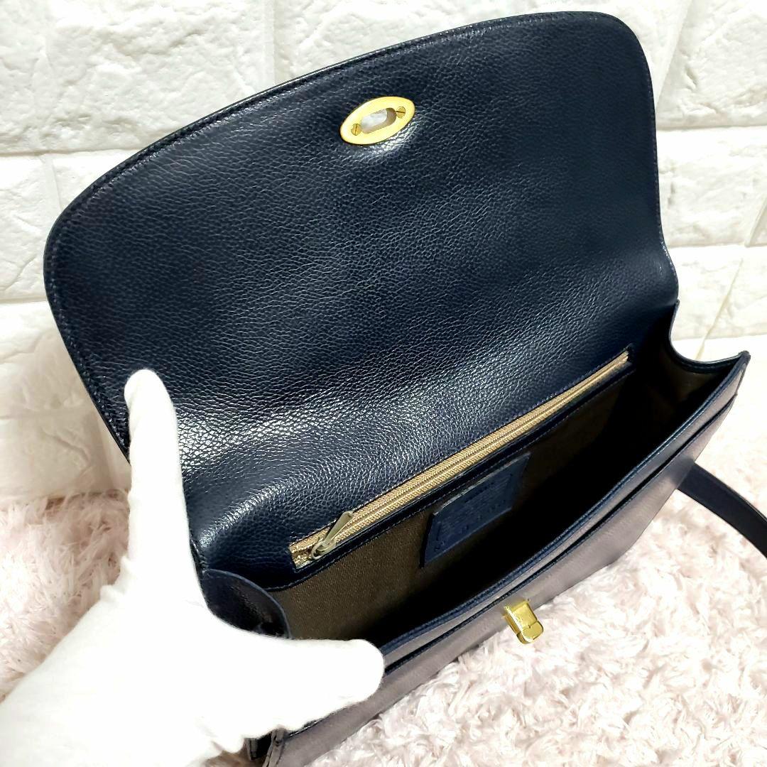 COACH オールドコーチ 美品 ゴールド ターンロック ショルダーバッグ