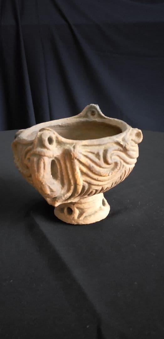 祭事、祝杯土器、装飾的な陶器ボウル