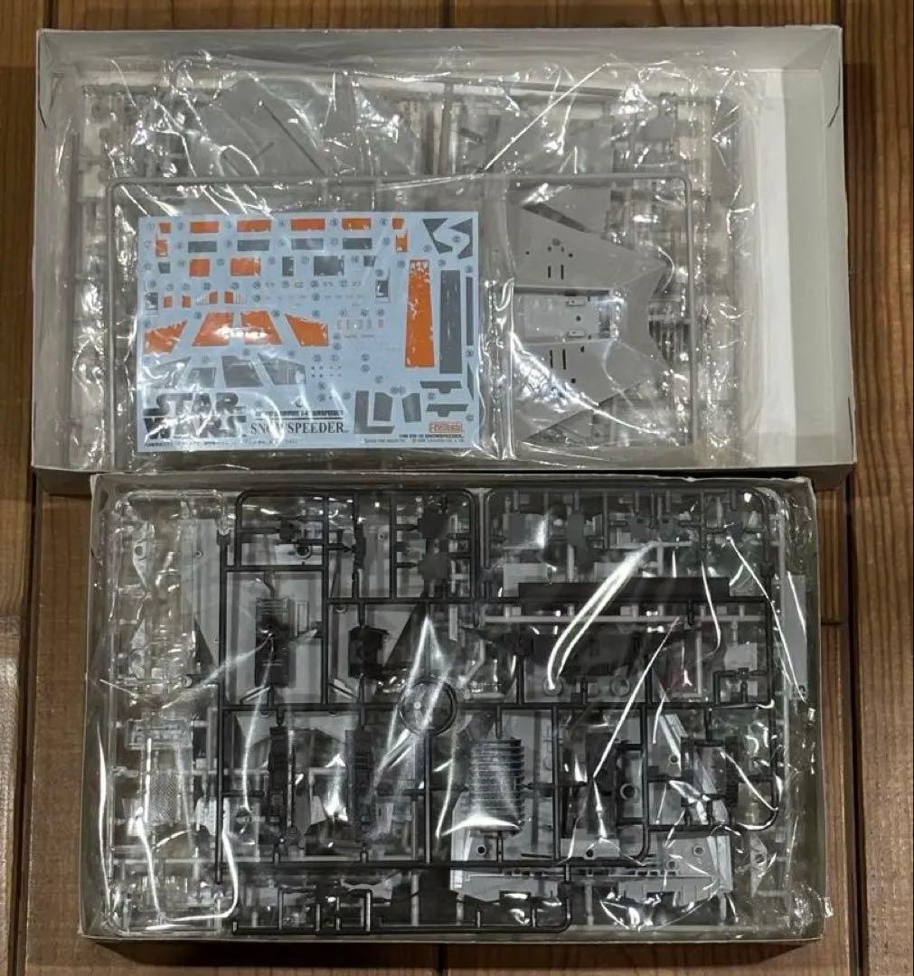 ファインモールド バンダイ 1/48 スノースピーダー スターウォーズ 2点