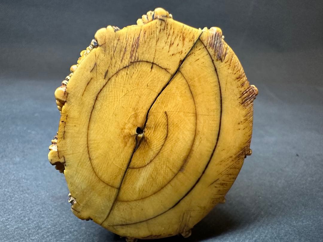 極上　置物　ガネーシャ　象神　仏像　天然素材　アンティーク　骨董　飾り物　古美術