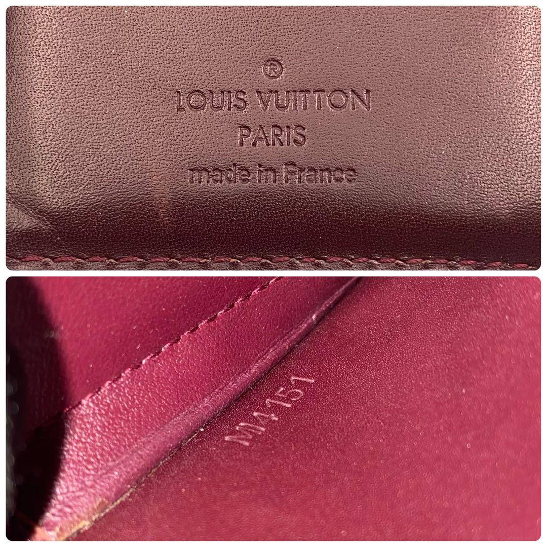 ルイヴィトン ヴェルニ ポルトフォイユ ヴィエノワ がま口 二つ折り財布 財布