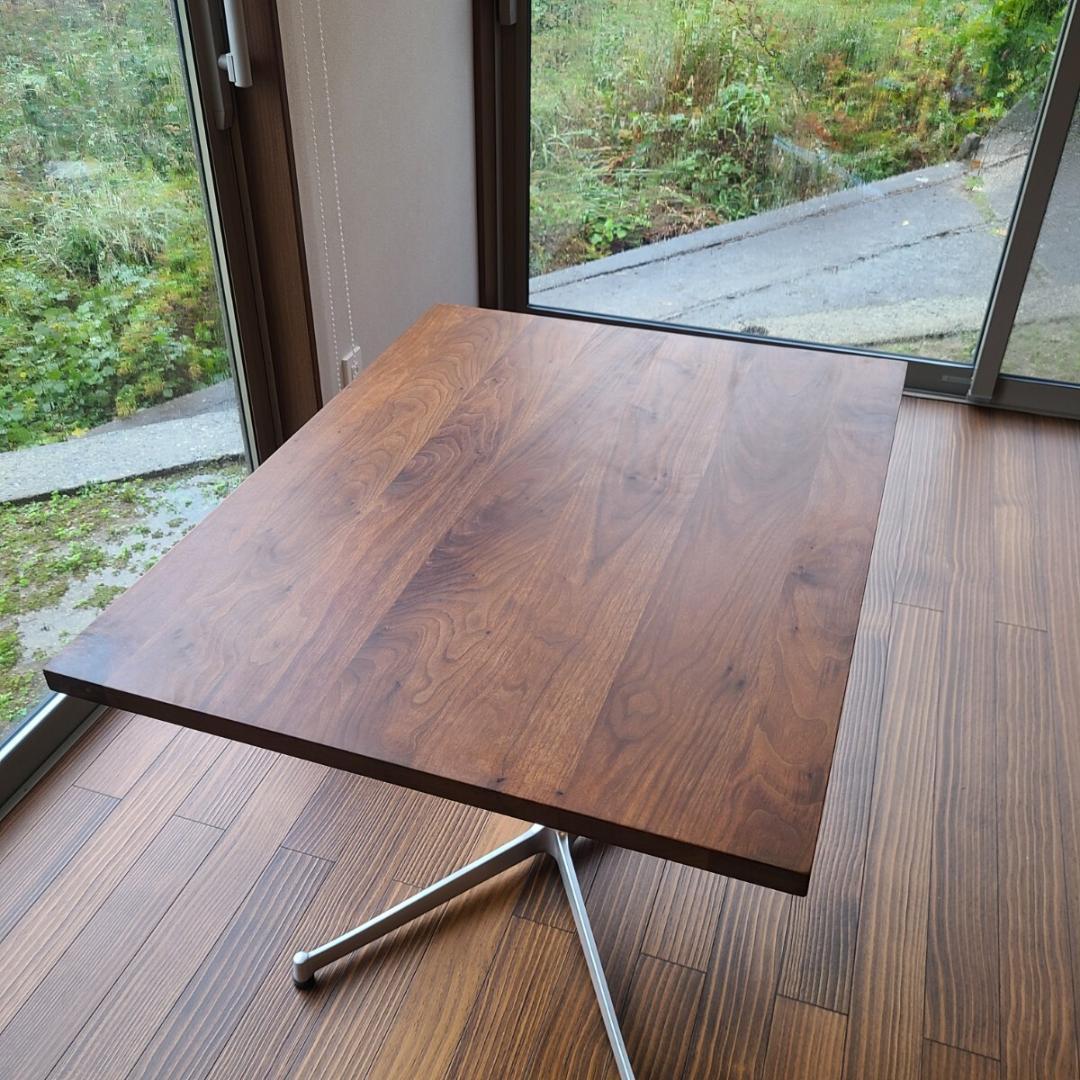 ★グリニッチgreeniche★カフェテーブル★ウォールナット無垢★カリモク60