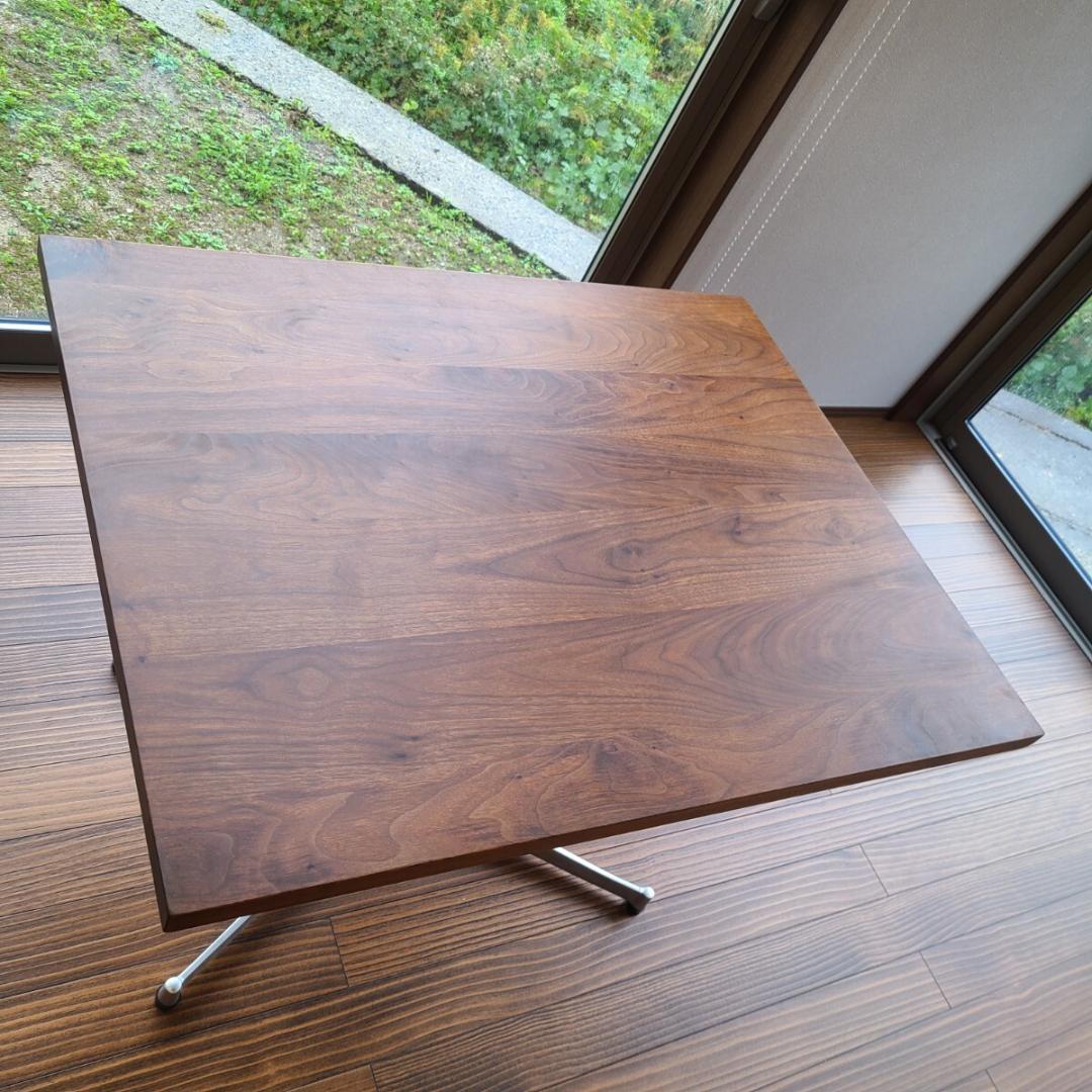 ★グリニッチgreeniche★カフェテーブル★ウォールナット無垢★カリモク60