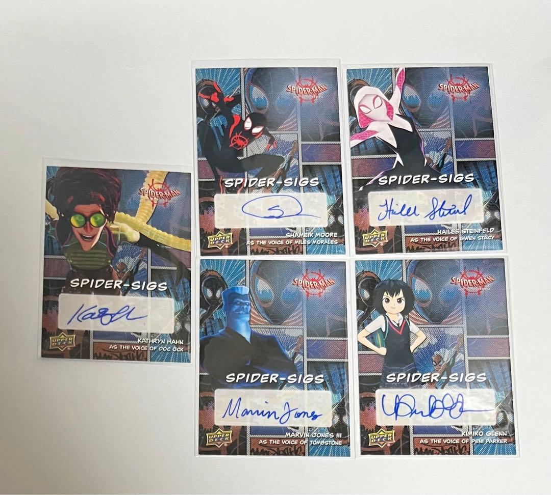 marvel スパイダーマン　サインカード