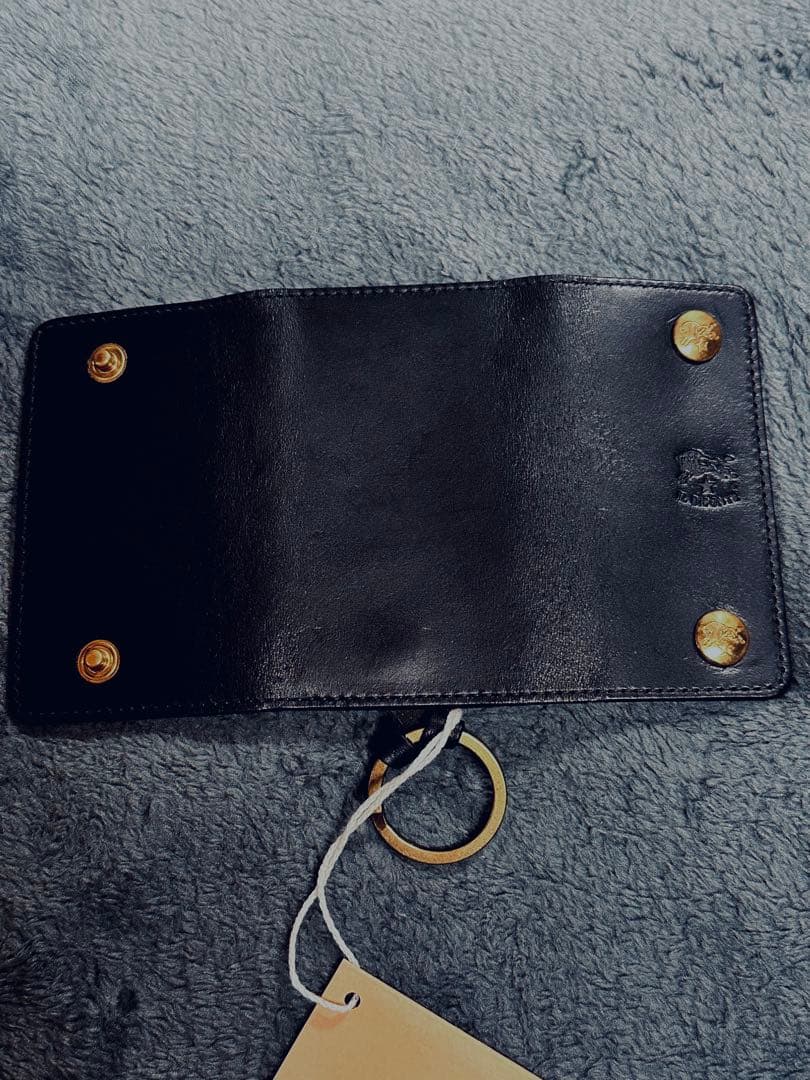 IL BISONTE ブラック レザー キーケース 新品未使用品