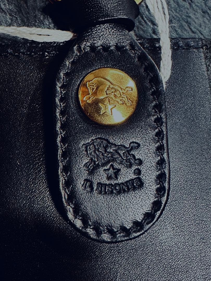 IL BISONTE ブラック レザー キーケース 新品未使用品