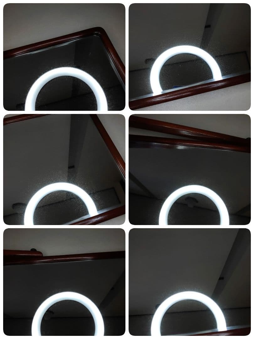 伝統工芸　江戸指物　姿見　鏡　面取り鏡　ミラー　スタンドミラー　アンティーク