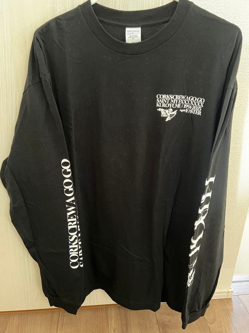 黒夢 KUROYUME　CORKSCREW A GO GO Tシャツ XL　新品