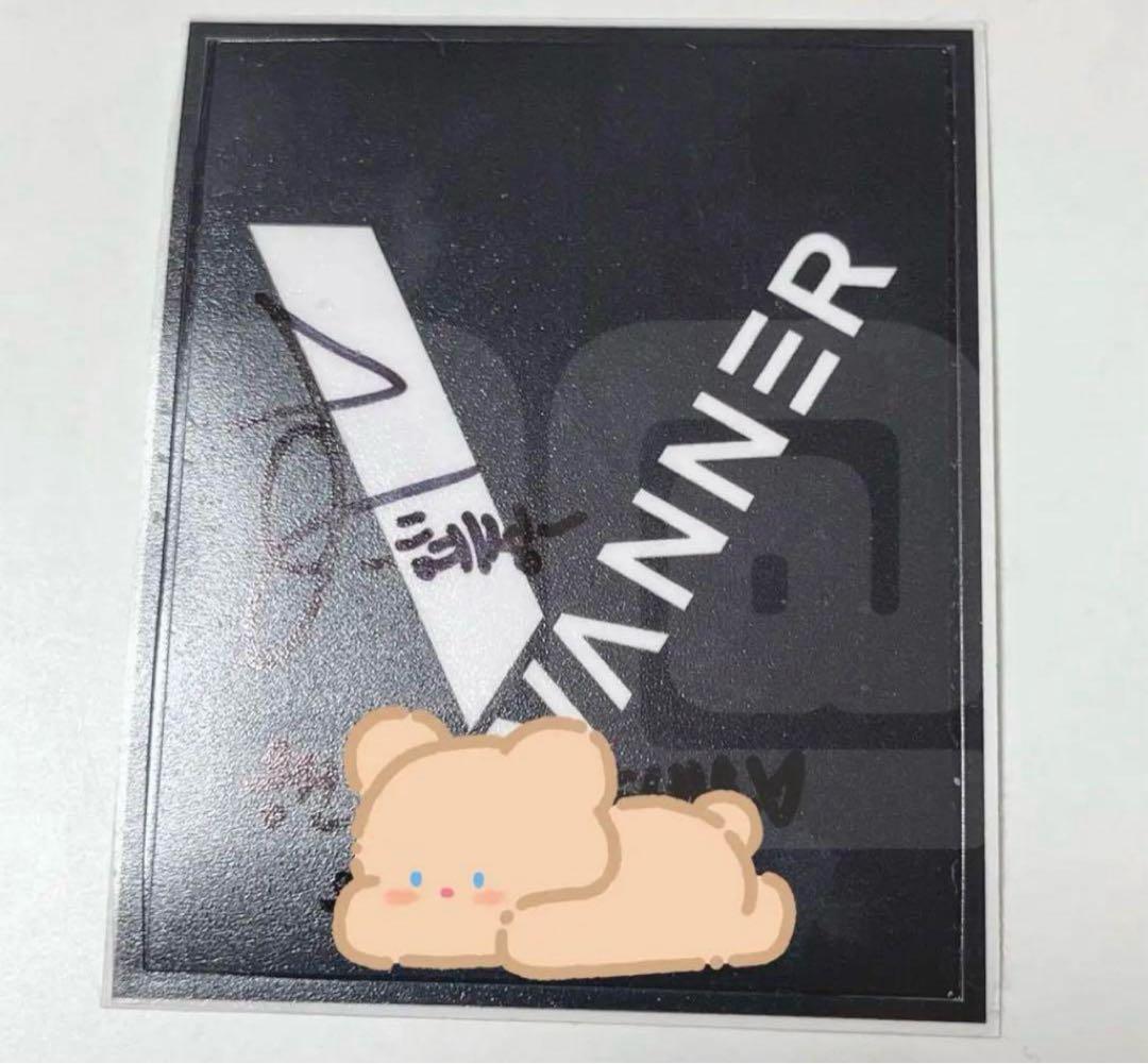 VANNER 배너 ヘソン ステッカー 直筆 サイン