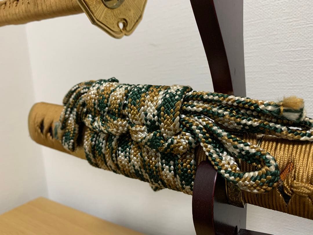 【特選模造刀/金彩黄金拵】日本刀 太刀 とんでもなく美しい拵 儀礼 儀式 威光