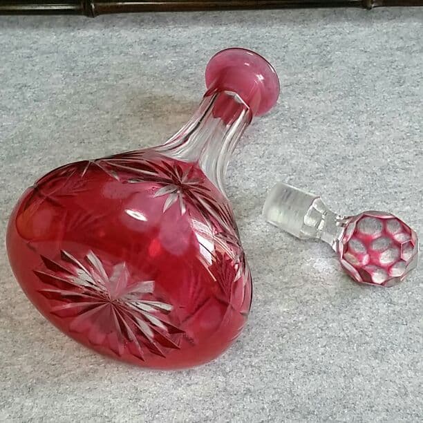 薩摩切子？　デキャンタ