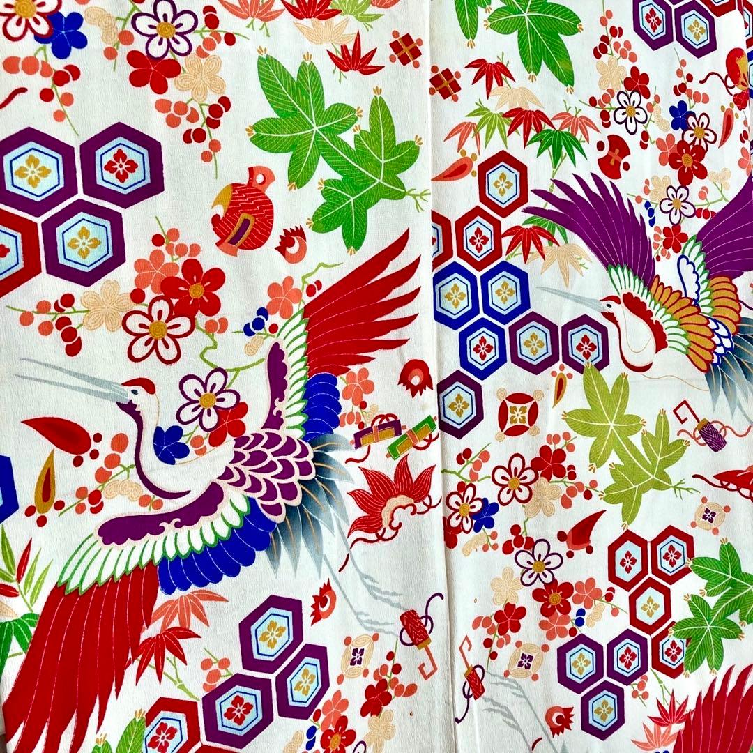 ★みるきーねむ です★アンティーク　ジュニア　女の子　子供着物　NO2