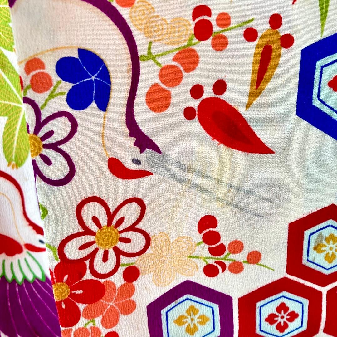 ★みるきーねむ です★アンティーク　ジュニア　女の子　子供着物　NO2