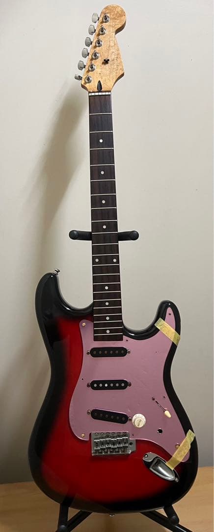 【バーズアイ・虎杢ネック】Galaxy Red風