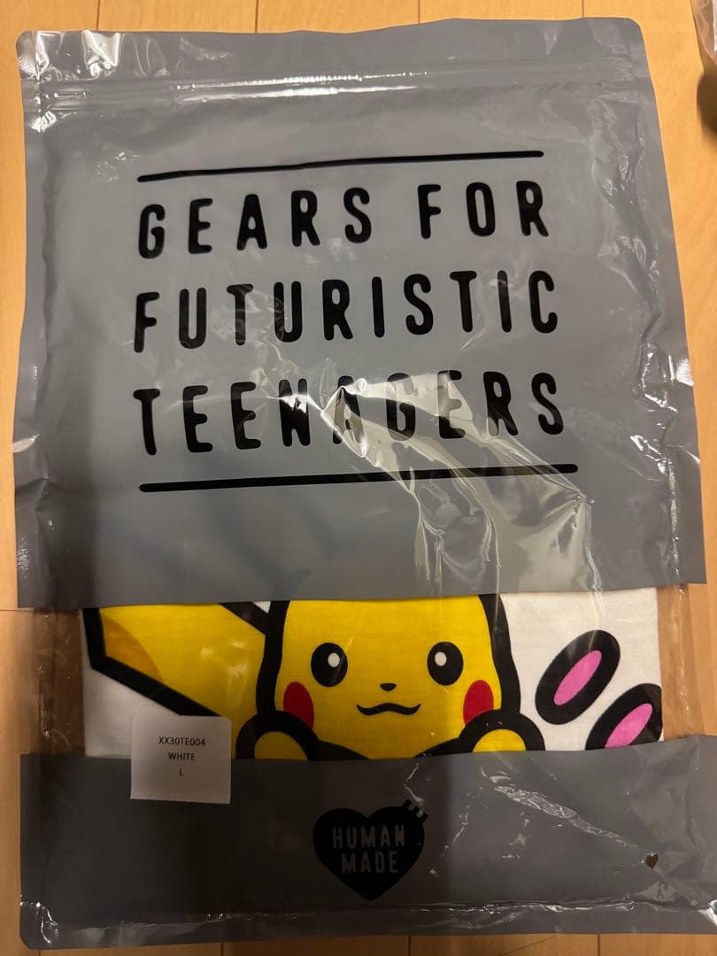 K*g様 HUMAN MADE ピカチュウ Tシャツ ホワイト