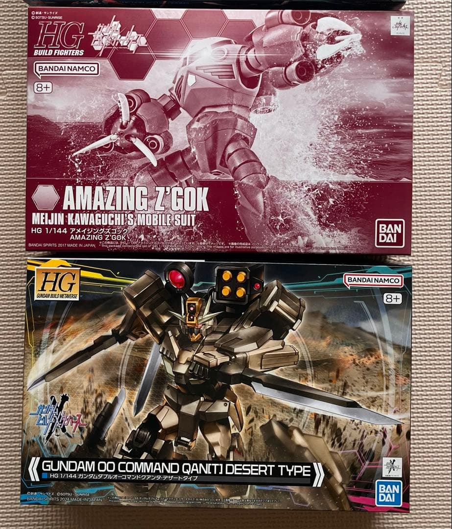 HG ビルドガンダムMK-II&HG アメージングズゴック等3点