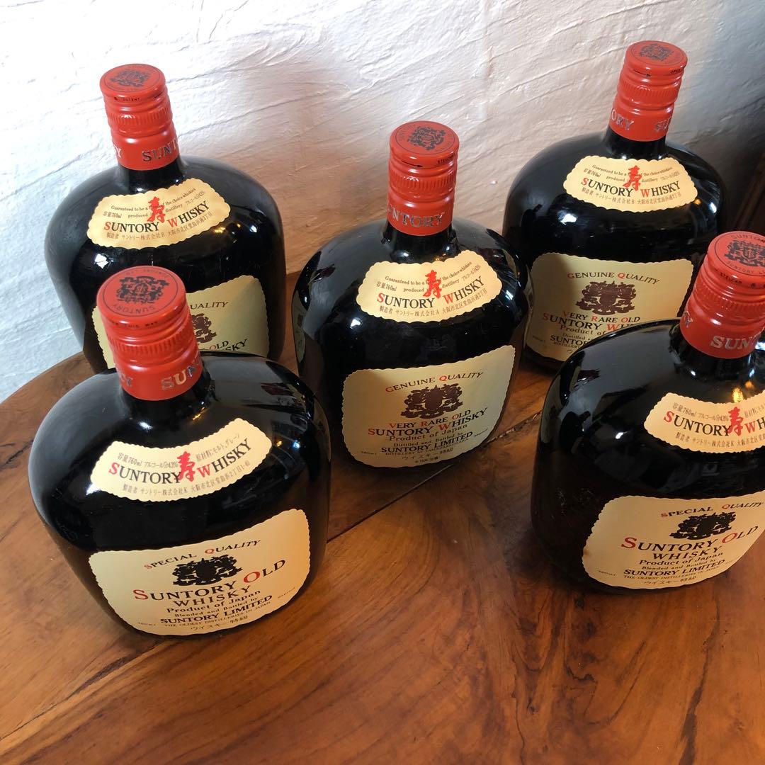 サントリー　オールド 特級 寿 VERY RARE OLD 5本 J131135