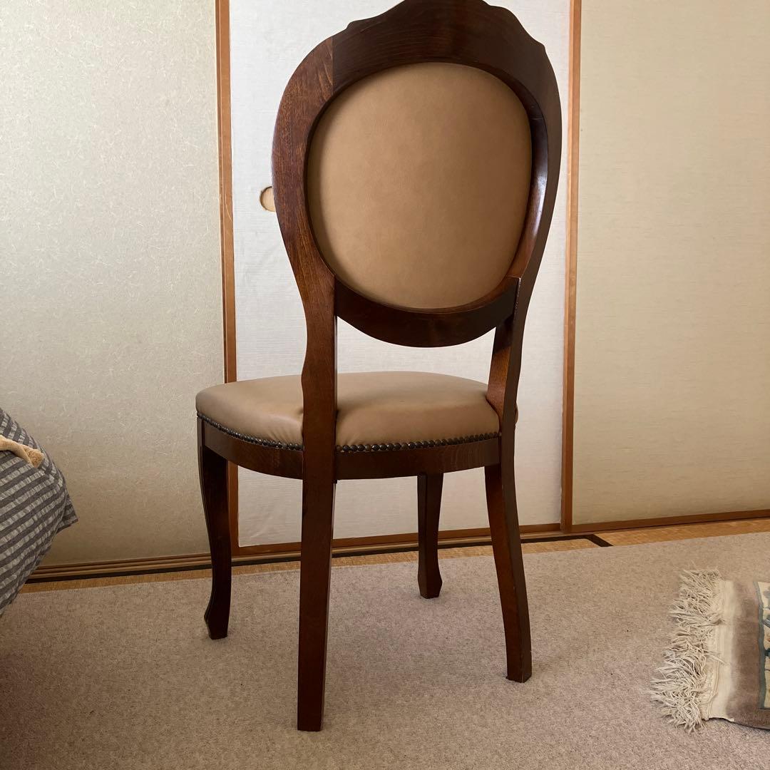 イタリア家具　アンティークダイニングチェア1