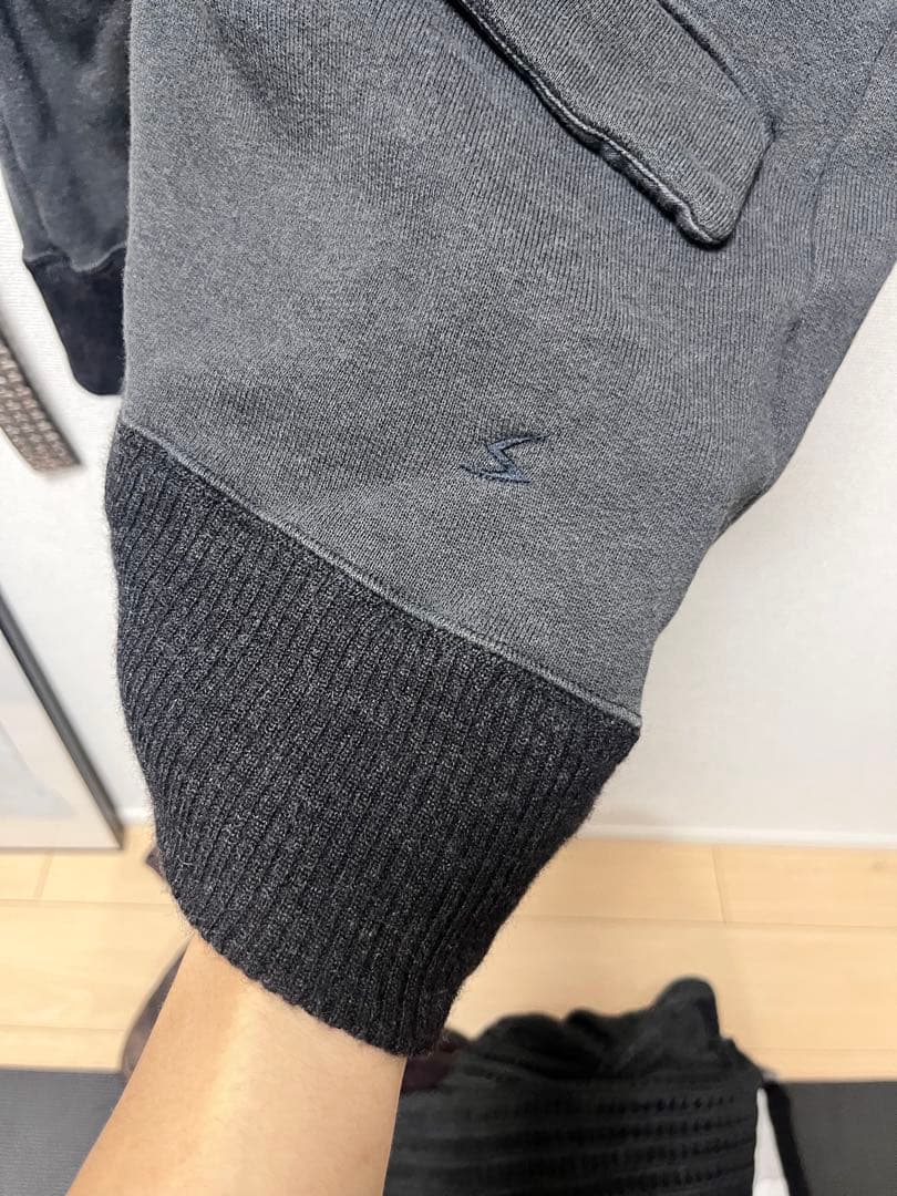 アンダーカバー　scab ノースリーブ　パーカー　ダメージ加工　フェード