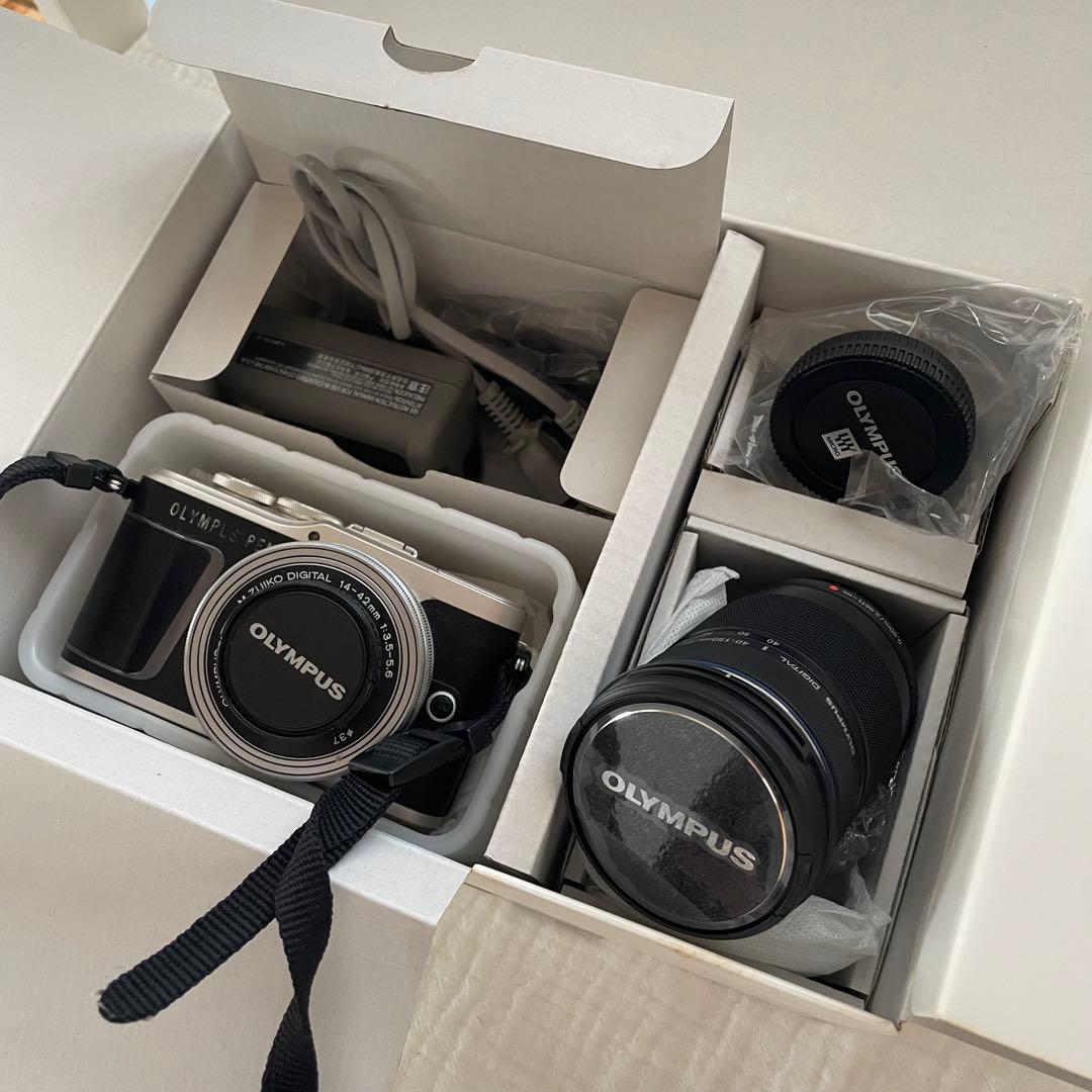 【値下げ！美品】OLYMPUS PEN E-PL9 [ブラック]ミラーレス一眼