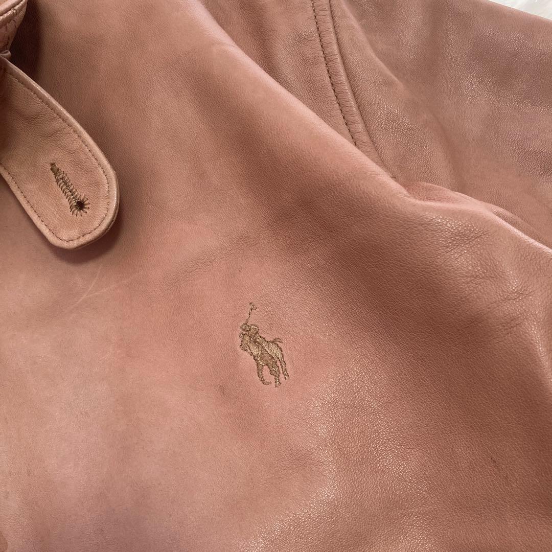 Polo by Ralph Lauren レザージャケット ブラウン系 L 短丈