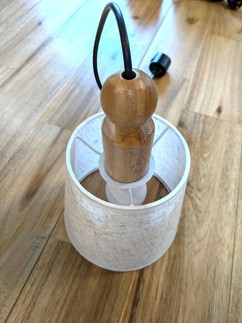 北欧　ナチュラル　ペンダントライト　3個セット