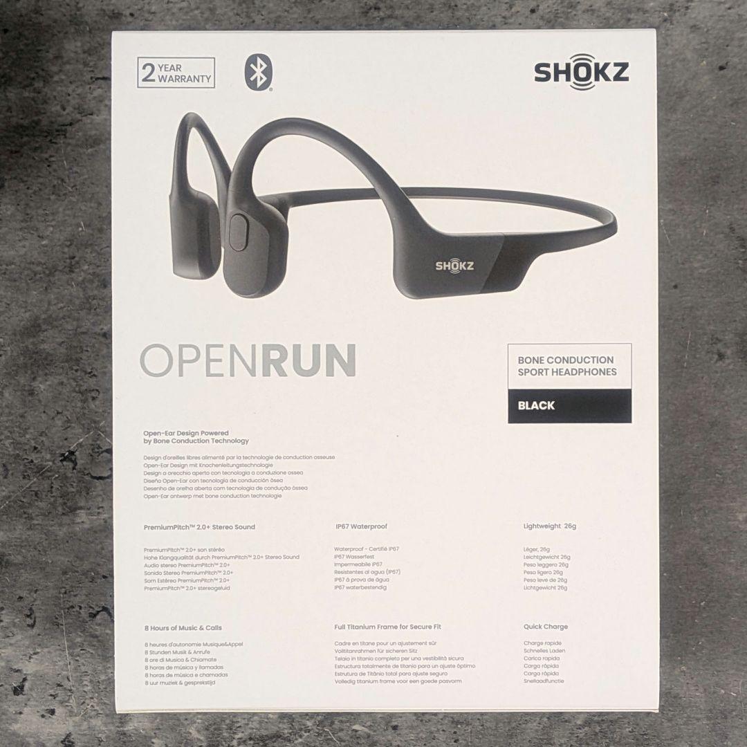 SHOKZ OPEN RUN 骨伝導イヤホン S803