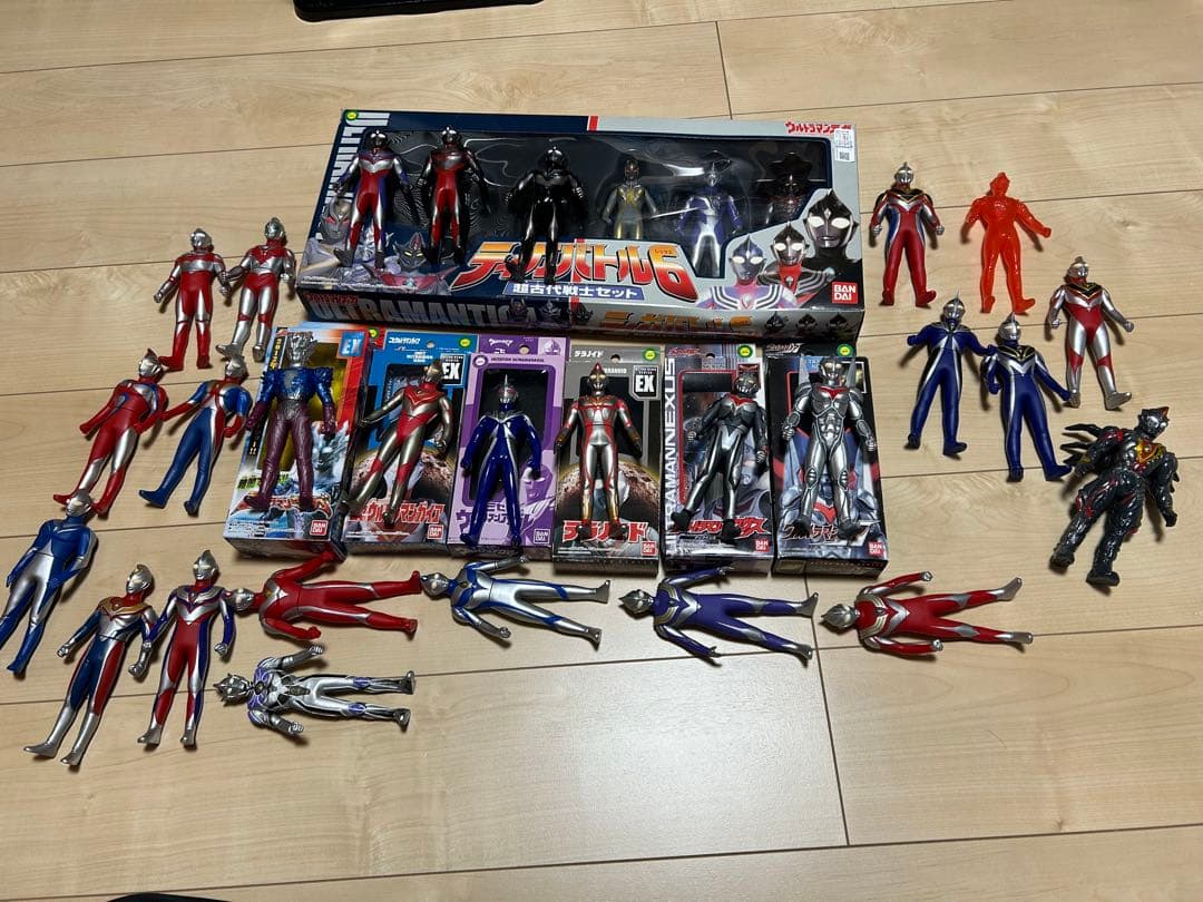 ウルトラヒーローシリーズ　ウルトラマン　ソフビセット　まとめ売り