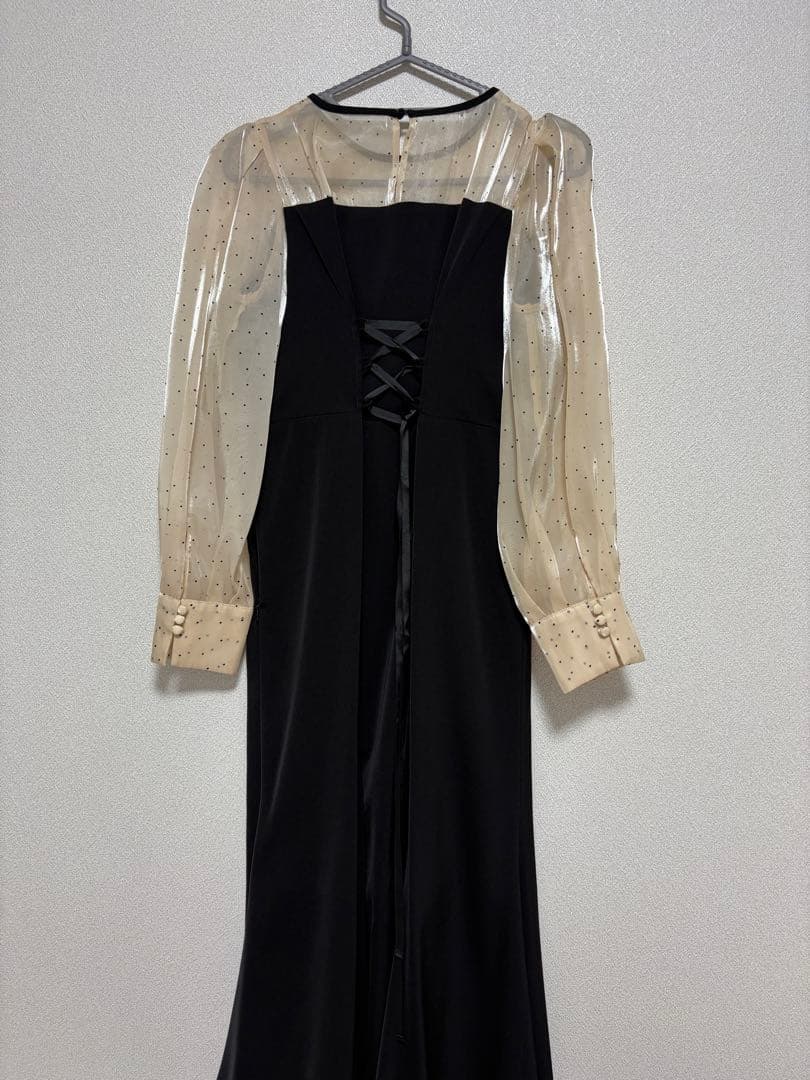 dorrydoll ドットスリーブマーメイドドレス