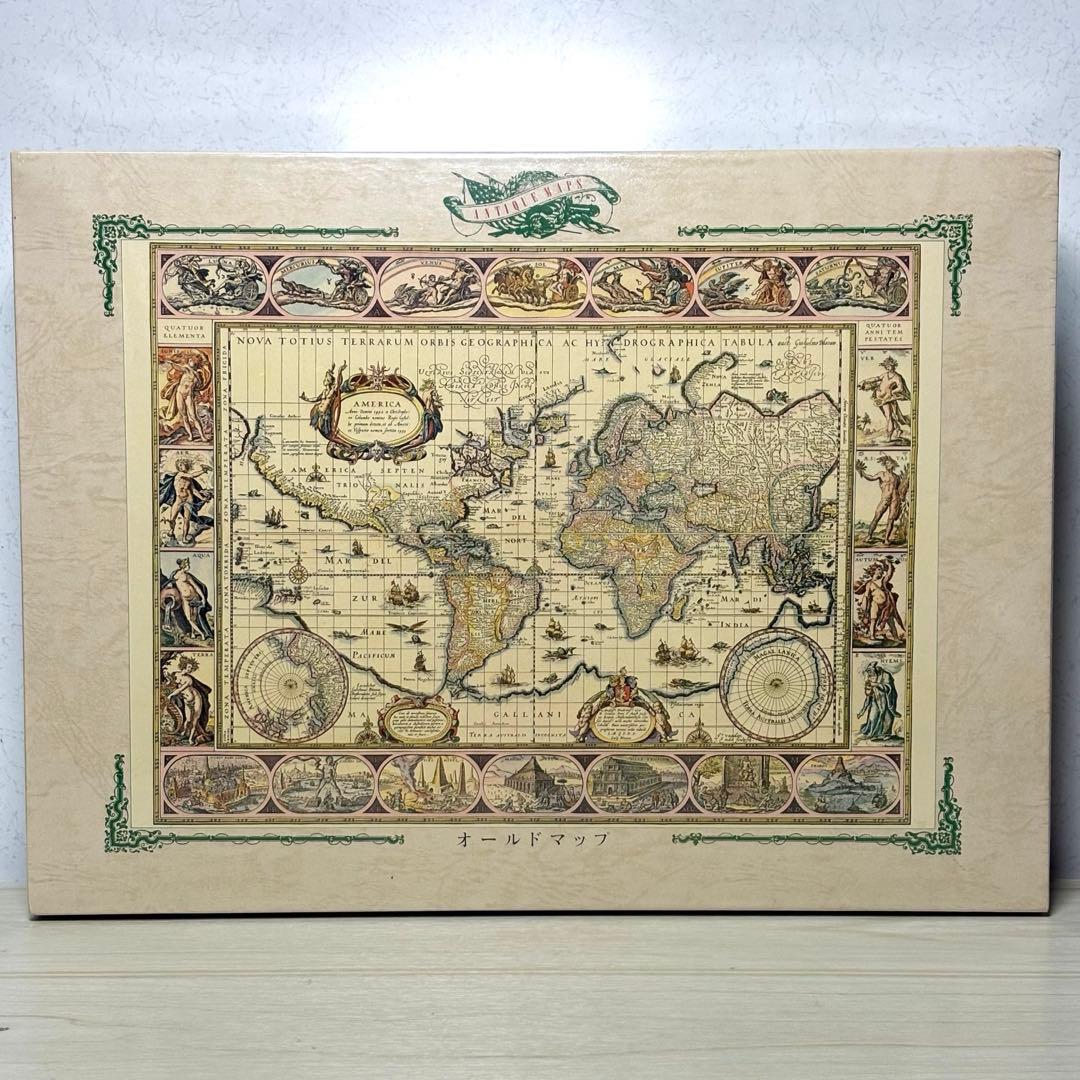 【未開封・未使用品】オールドマップ 世界地図 ジグソーパズル 2014ピース