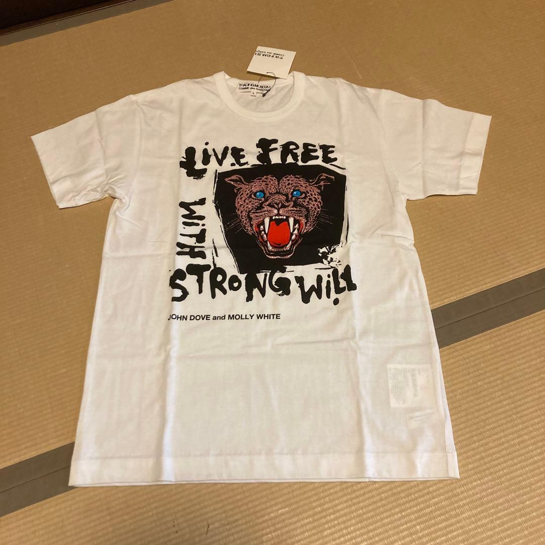 ギャルソン ルイスレザー イギーポップ Tシャツ 2013 新品 Ｌ