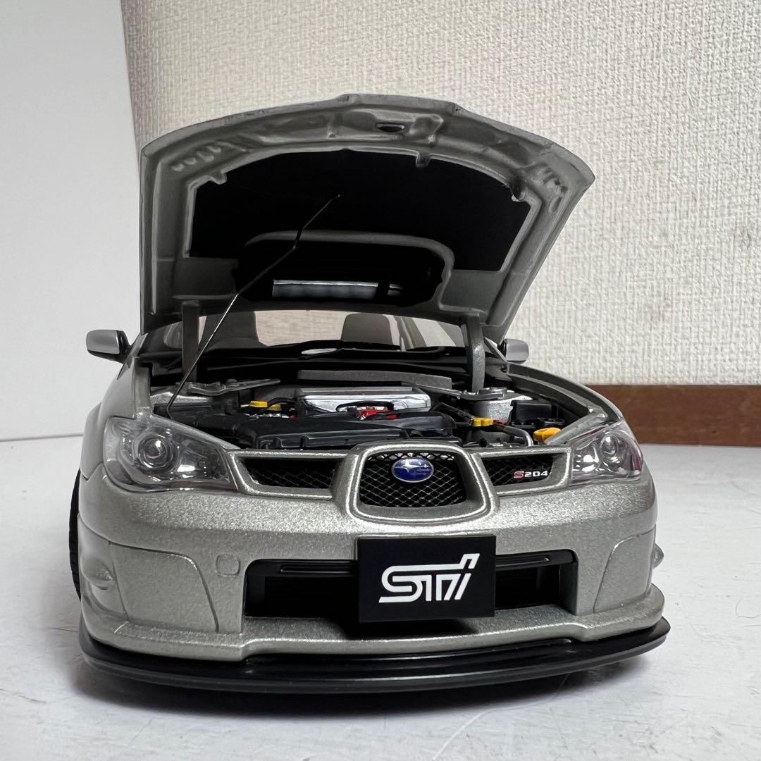 1/18オートアート　スバル　インプレッサWRX STi S204