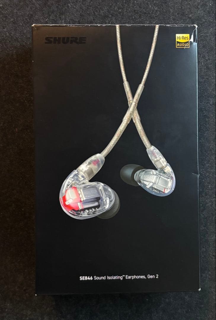 SHURE シュア イヤホン 有線 SE846G2CL クリア 第2世代