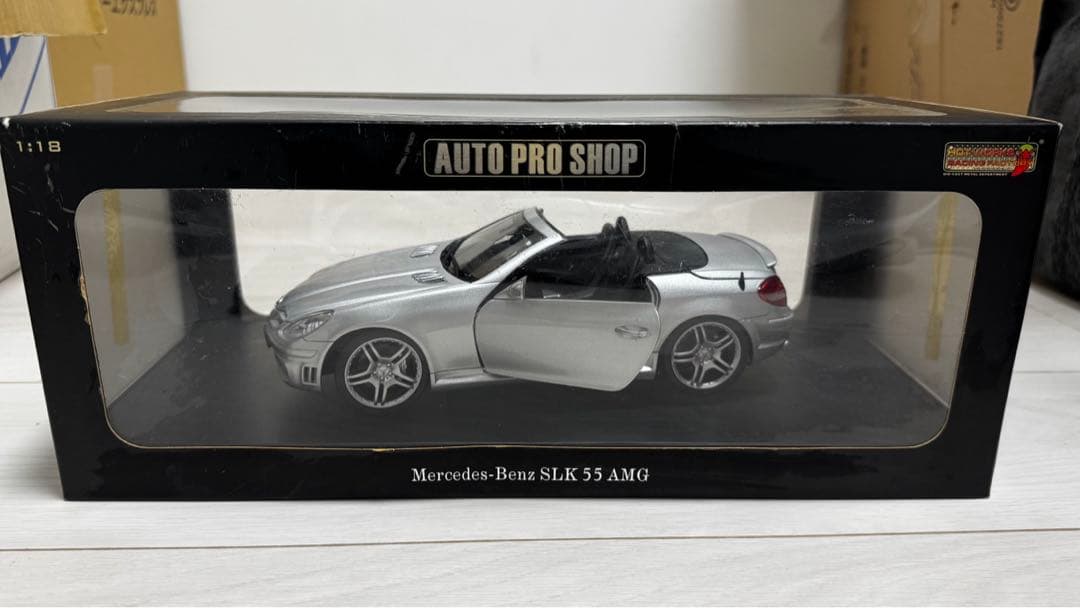 ホットワークス 1/18 メルセデスベンツSLK R171 2点セット 現状品